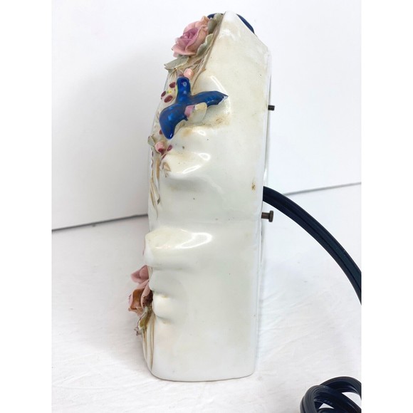 VTG. OCCUPIED JAPAN SC PORCELAIN CLOCK HANDPAINTED - Picture 6 of 15